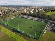 3g astro turf full size football pitch used for alvechurch football club to train on and is also hired out to the public at the hayes cafe and bar and training pitches